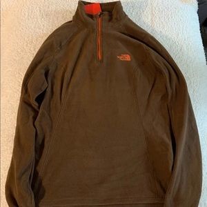 NWT The North Face 1/4 Zip Fleece Pullover Small